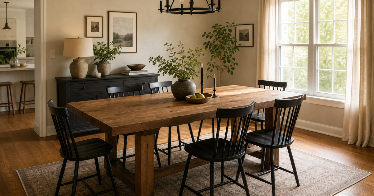 Eettafel-maat kiezen: hoeveel ruimte heb je echt nodig