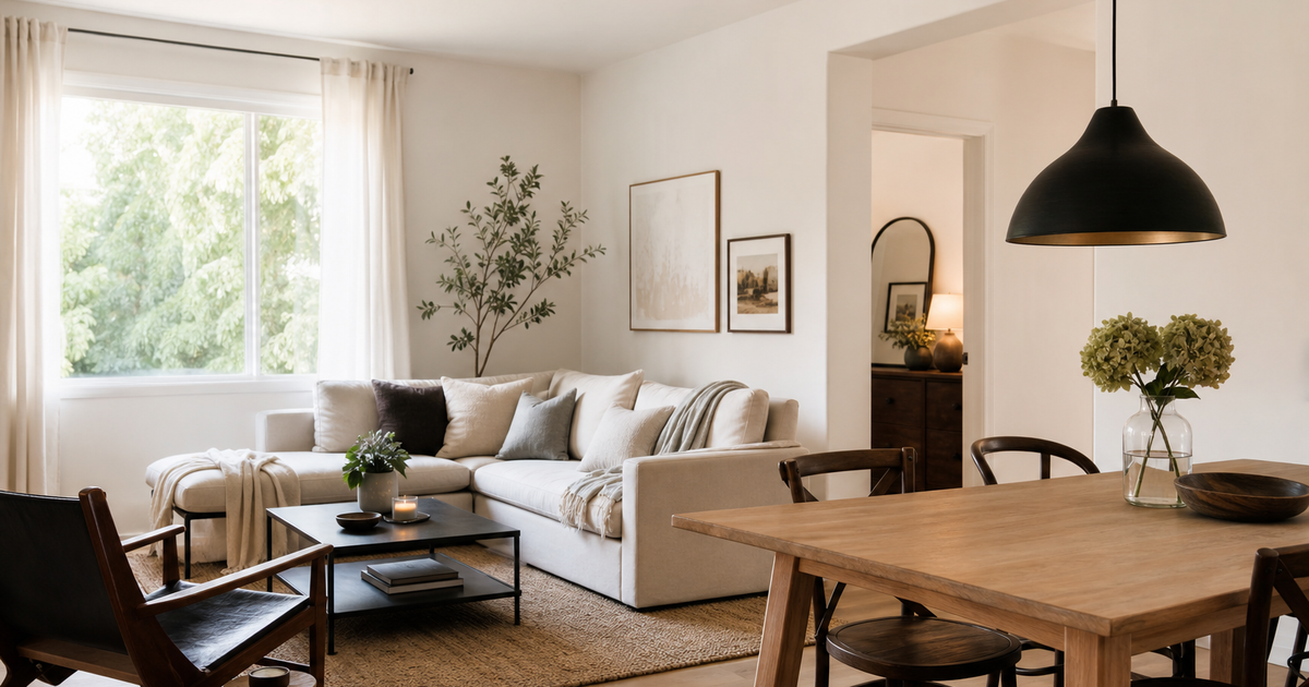 Donkere accenten in een licht interieur: hoe houd je het in balans