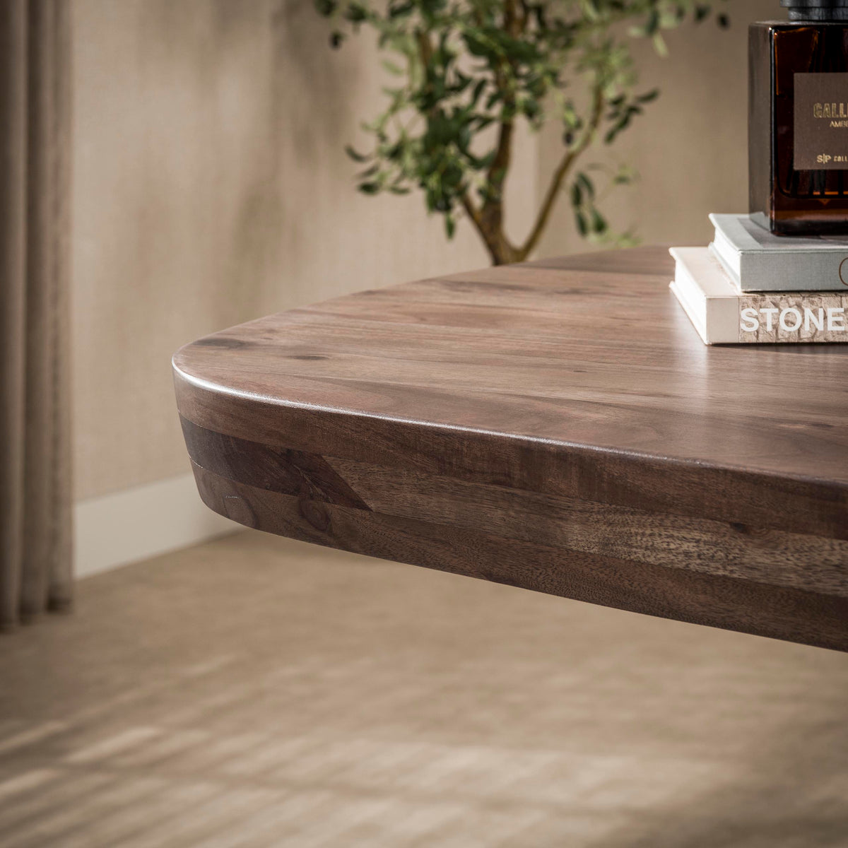 Tavolo da pranzo Verdi ovale danese 240cm / Acacia massello marrone
