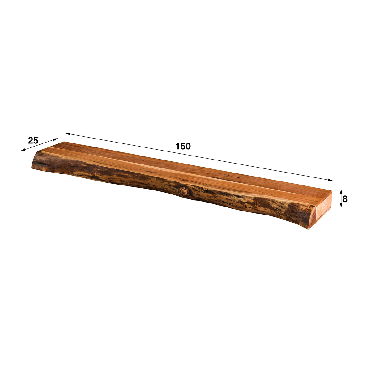 Seinähylly Twigg 150cm / Massiiviakaasia