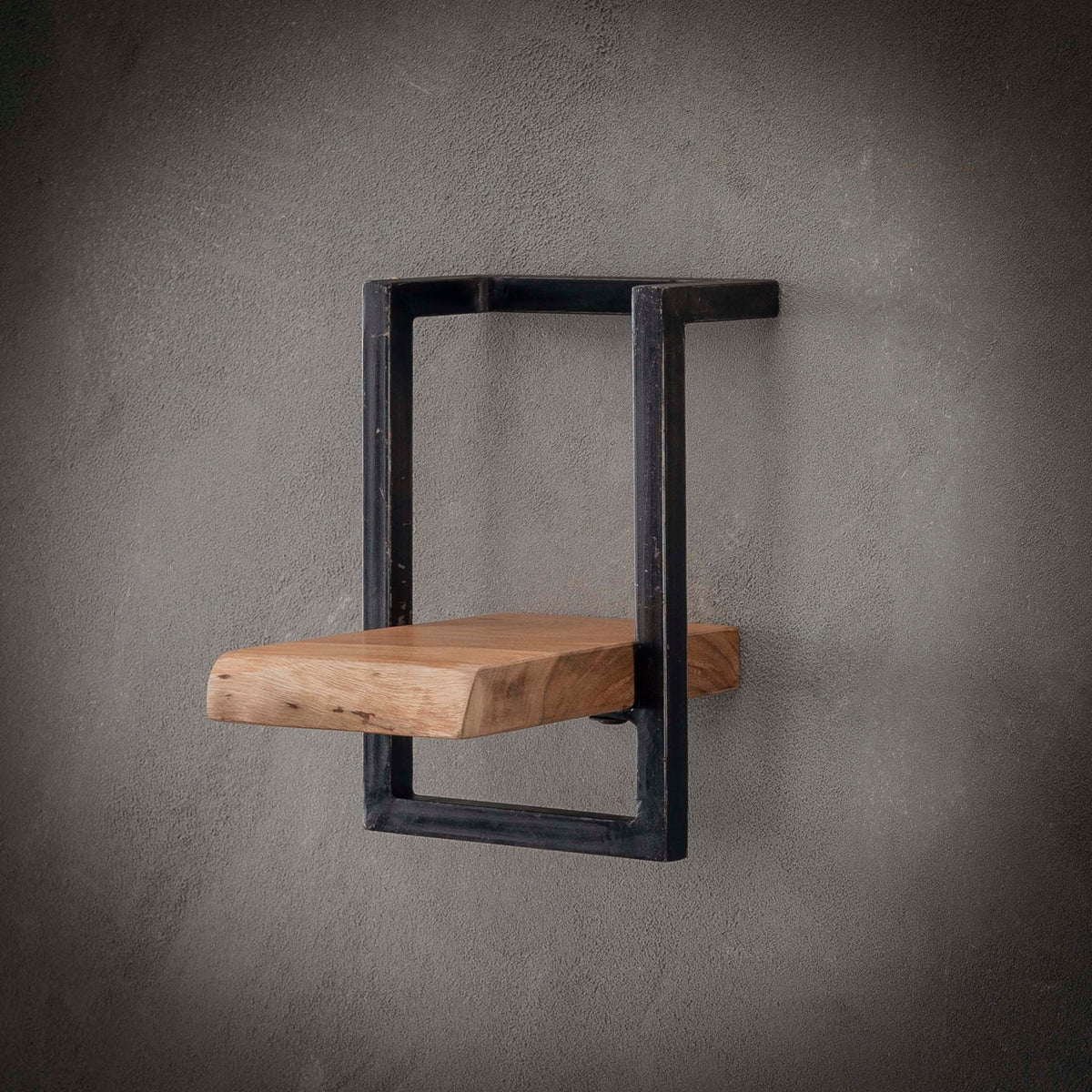 Półka ścienna Slate Frame 20 cm / Lite drewno akacjowe
