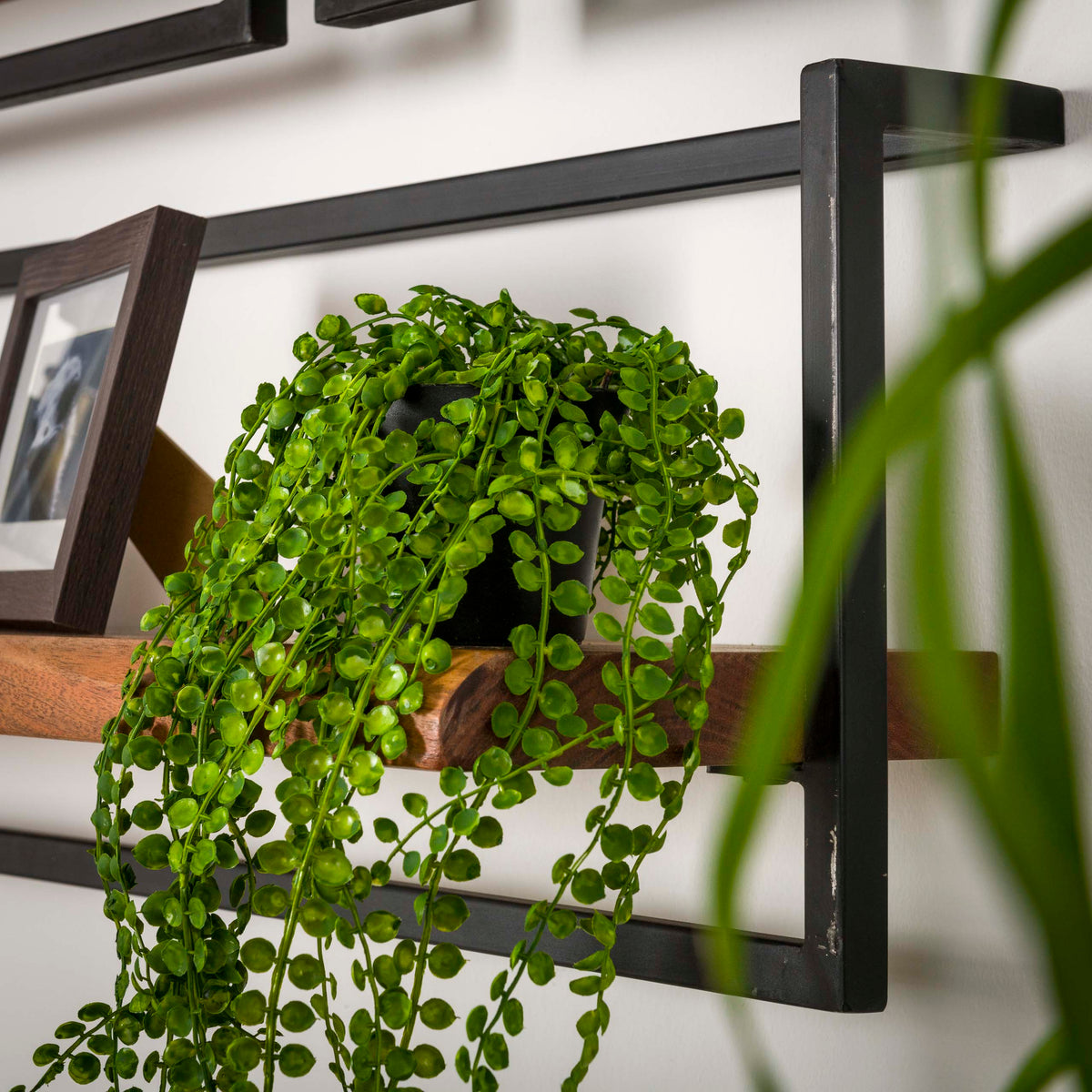 Væghylde Slate Frame 30cm / Massiv akacie