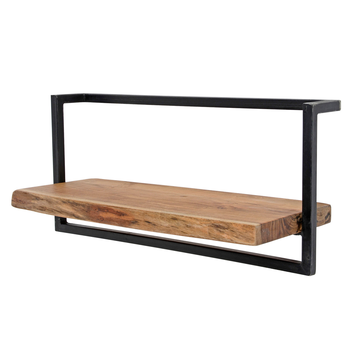 Półka ścienna Slate Frame 65 cm / Lite drewno akacjowe