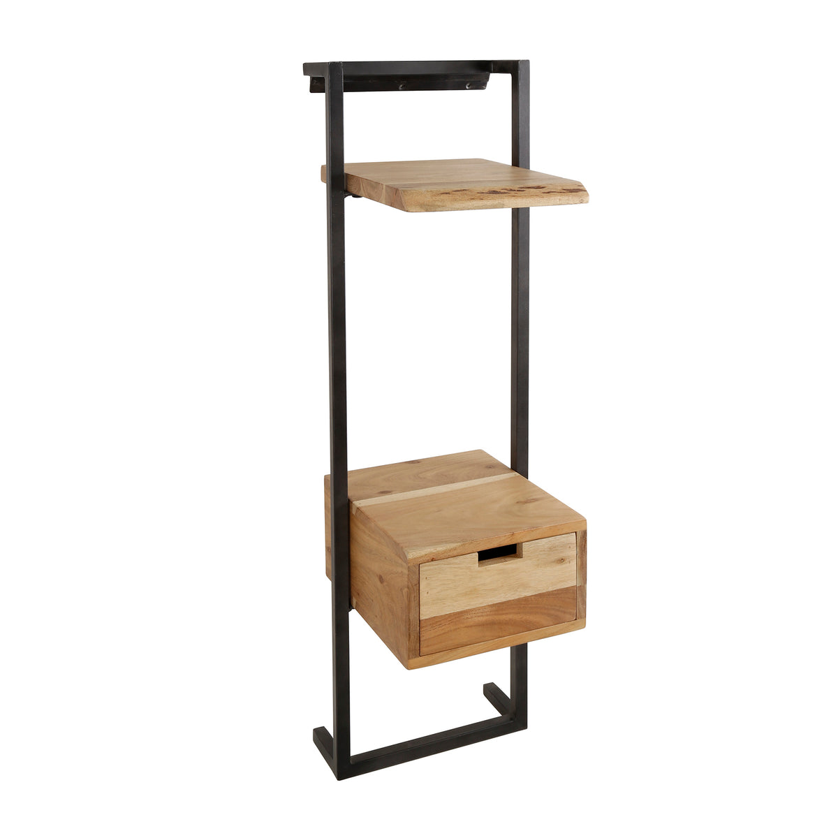 Flow Solid XS bedside table 1 drawer / Solid acacia