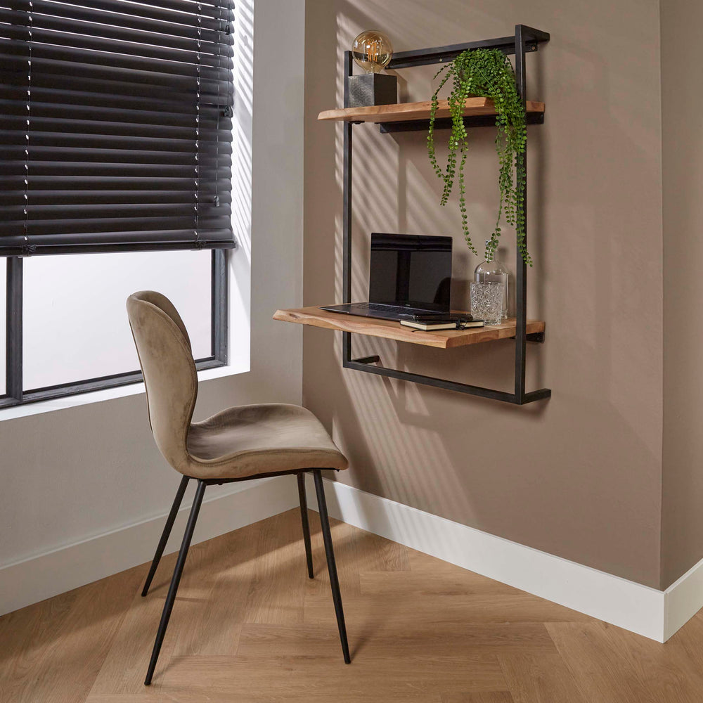 Flow Solid desk / Solid acacia