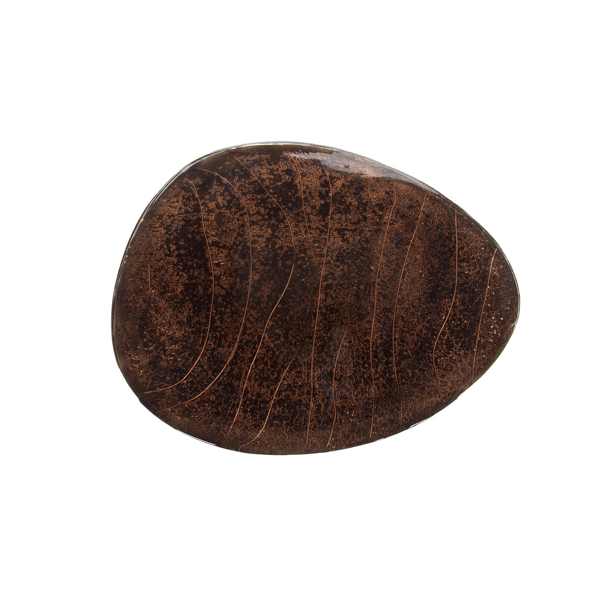 Soffbord Pebble L / Antik koppar