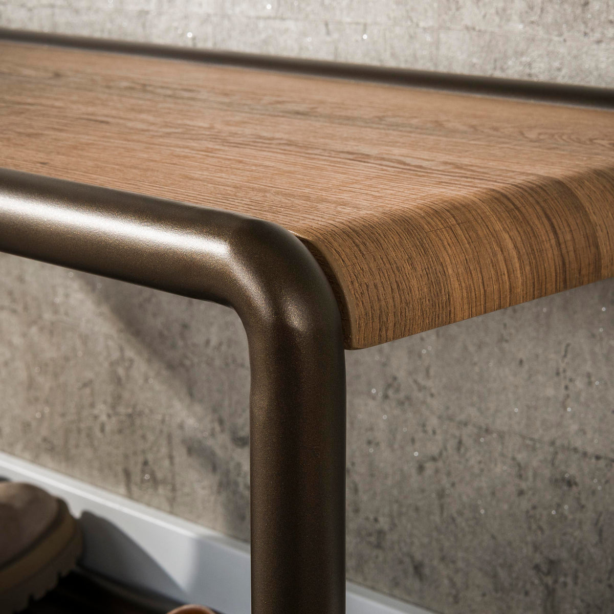 Skobænk Lunar / Drift brown