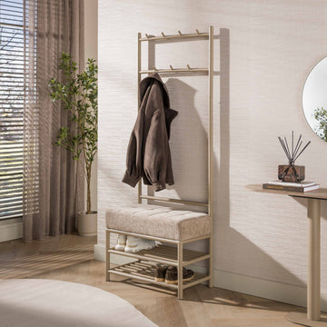 Entrébænk Lunar 70cm / Beige