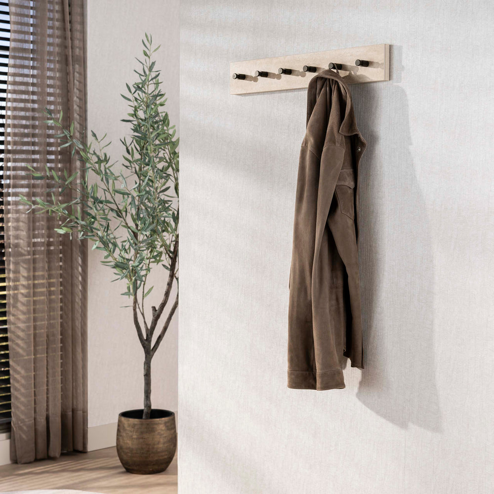 Appendiabiti Tivaro 6 ganci / Ceramica travertino