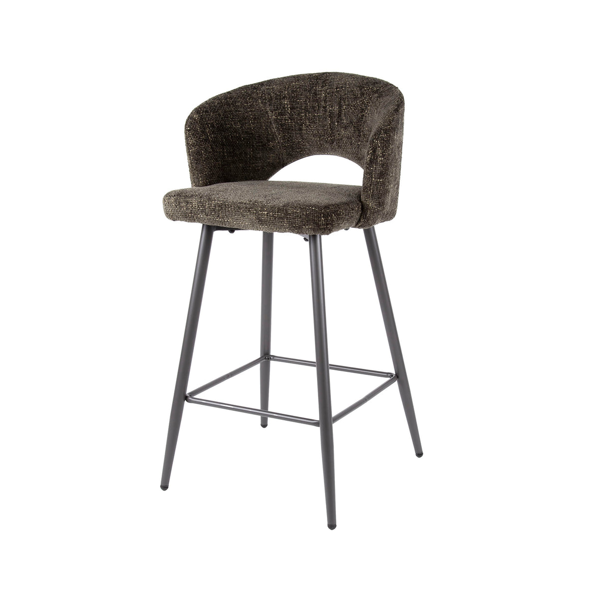 Nido bar stool packaged in sets of 2 / Cargo brown