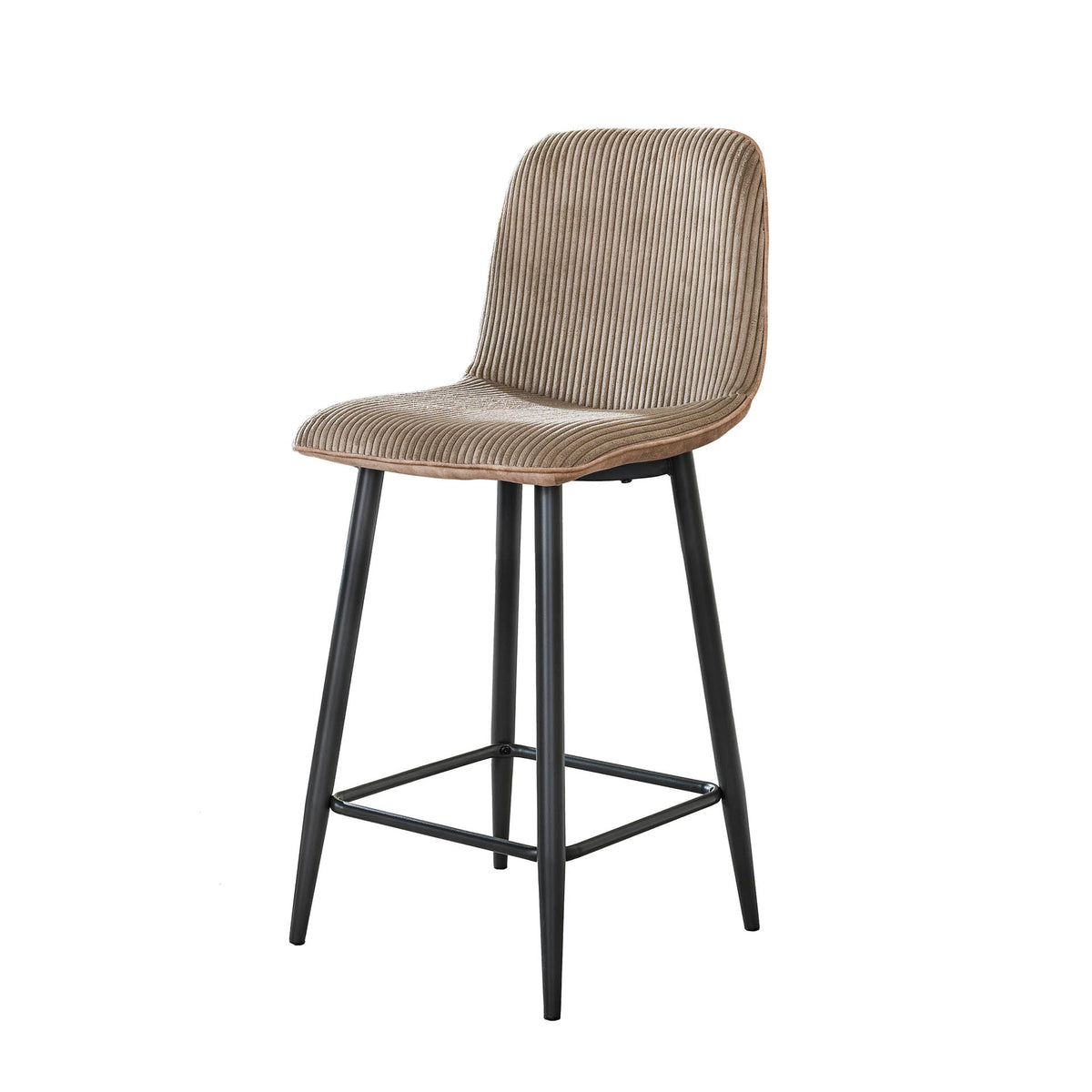Barhocker Groove, 2er-Set / Rock sand