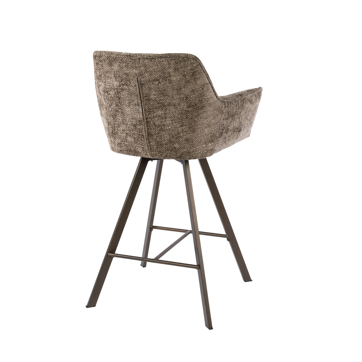 Hoker Quadro obrotowy, zestaw 2 szt. / Hoven taupe-brązowy