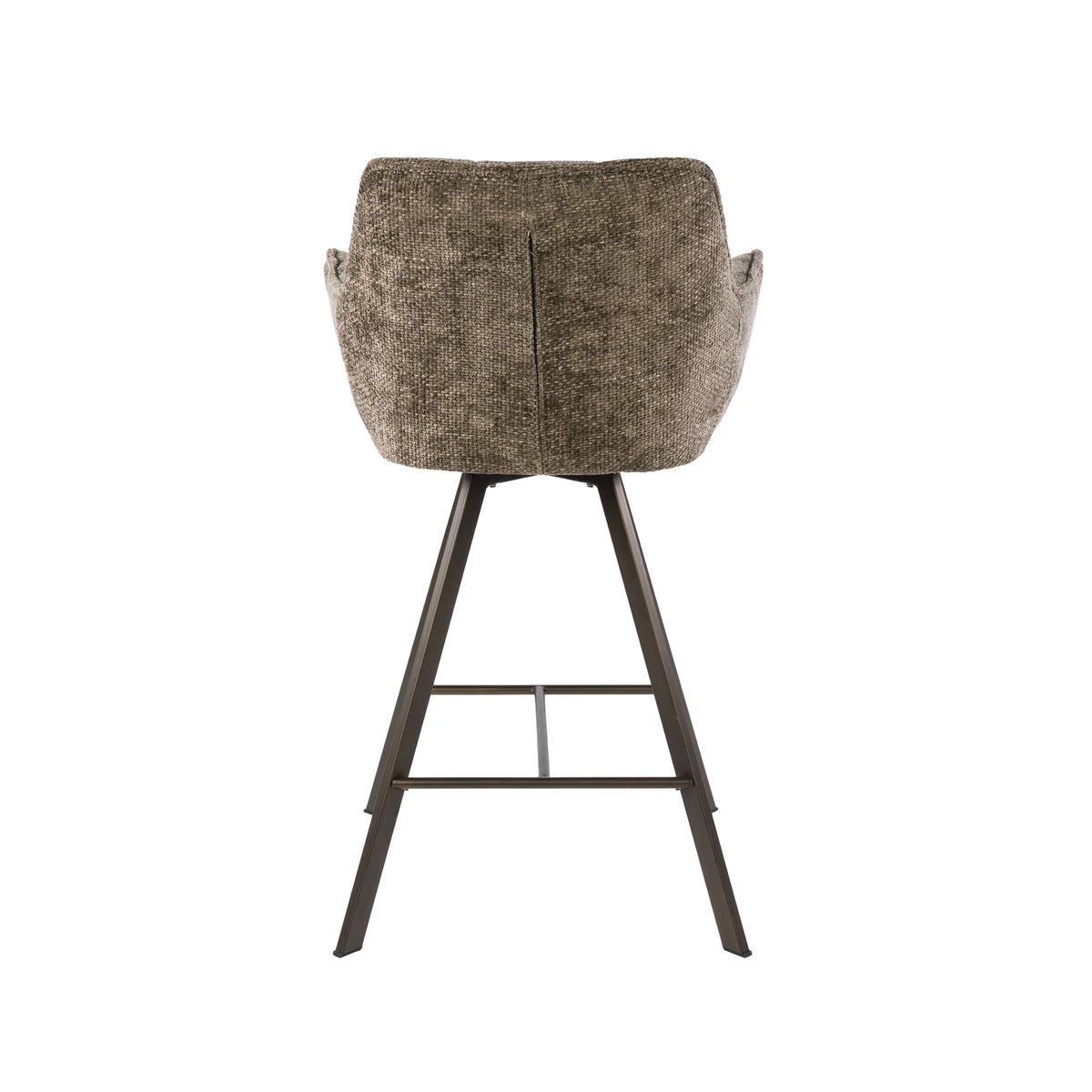 Hoker Quadro obrotowy, zestaw 2 szt. / Hoven taupe-brązowy