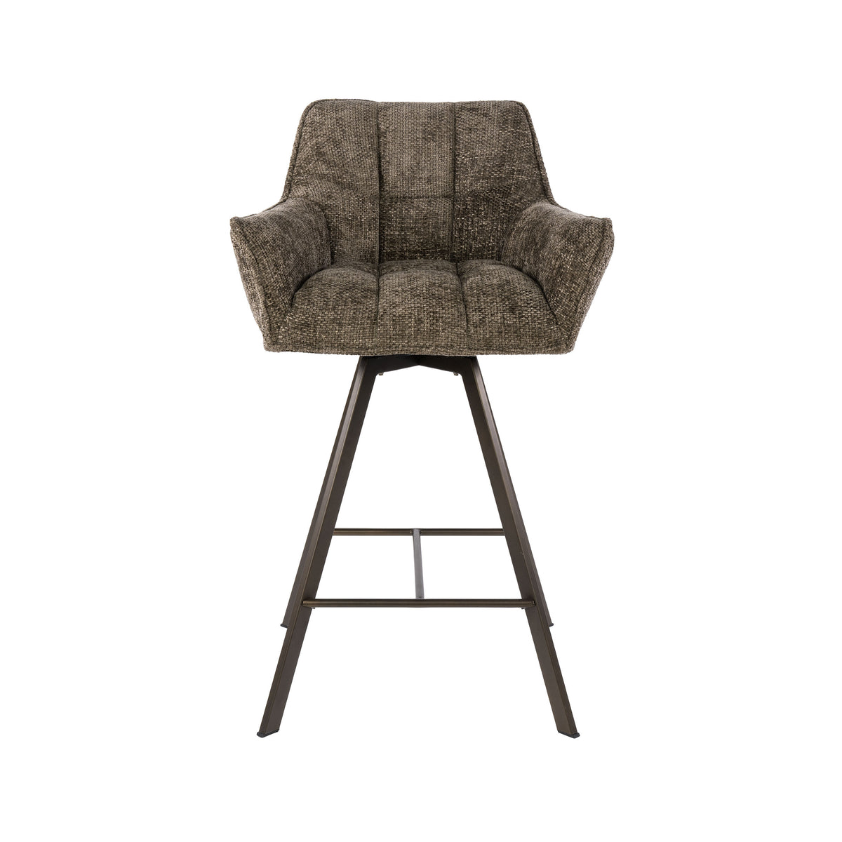 Hoker Quadro obrotowy, zestaw 2 szt. / Hoven taupe-brązowy