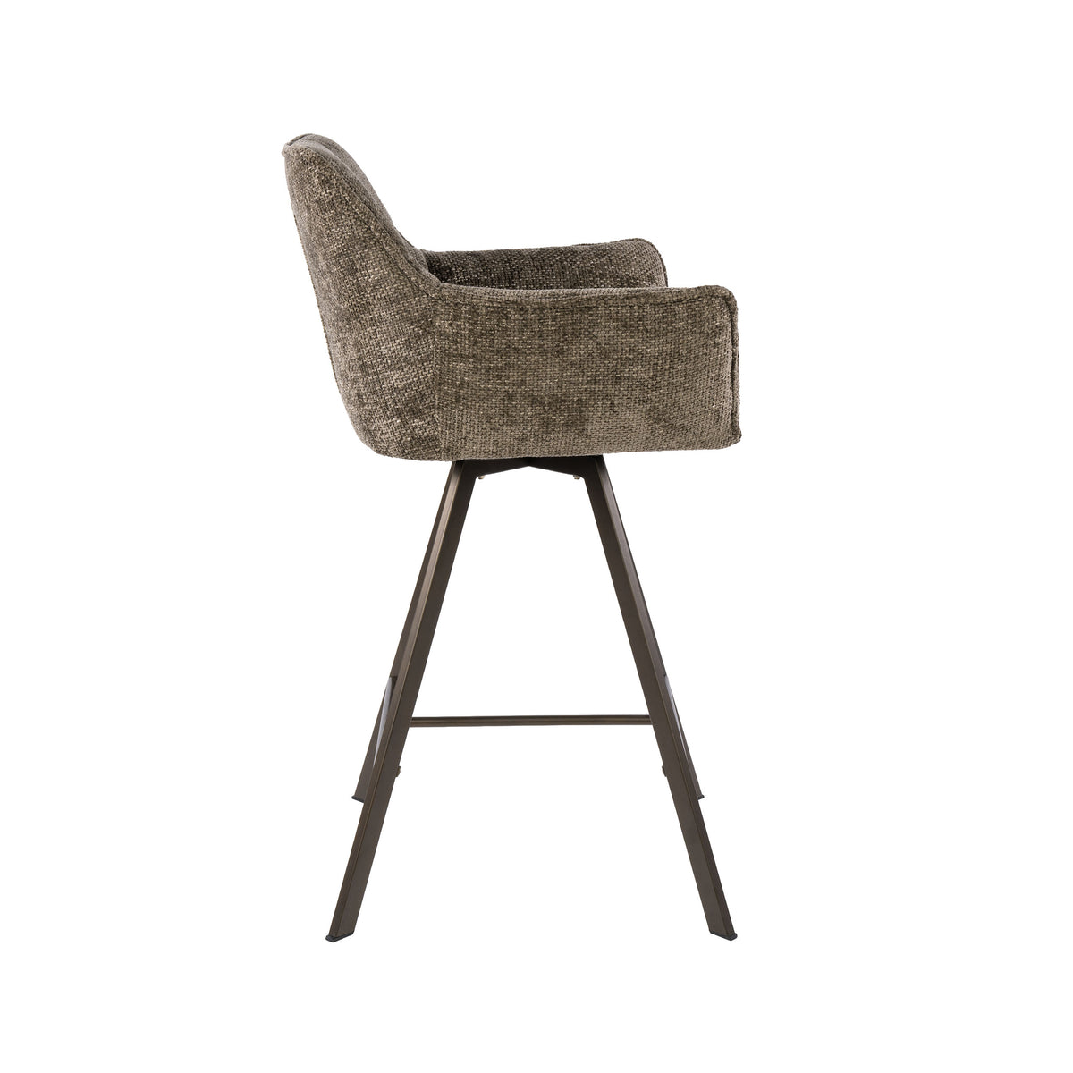 Hoker Quadro obrotowy, zestaw 2 szt. / Hoven taupe-brązowy