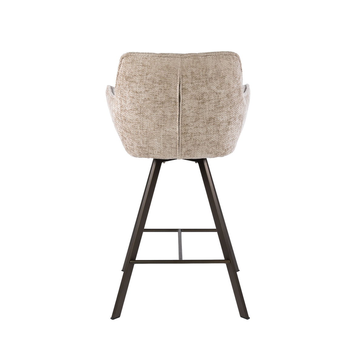 Taburete de bar Quadro giratorio, embalado en grupos de 2 / Hoven arena-marrón
