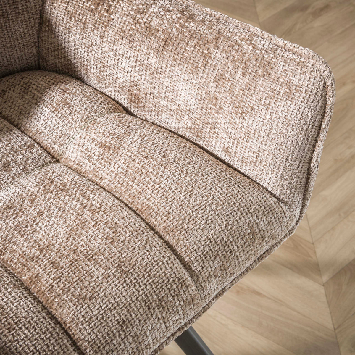 Bar stool Quadro swivel, packed in sets of 2 / Hoven champagne