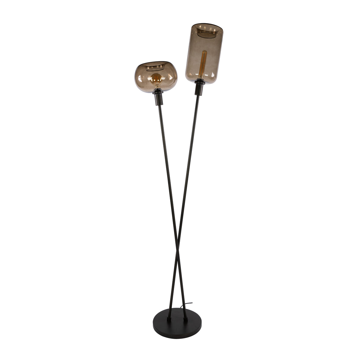 Lampada da terra Solace a 2 luci / Marrone Siena