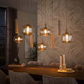Pendellampe Solace 5+4-lyskilder / Beige