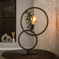 Lampada da tavolo Spiral a 1 luce / Nero Artic