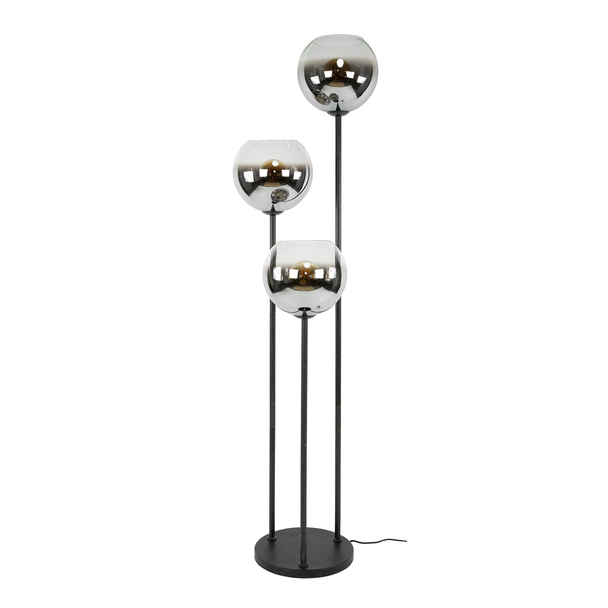 Lampa podłogowa Sphere, 3-punktowa / Artic, czarna