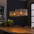 Filament pendant lamp 2-light / Black nickel