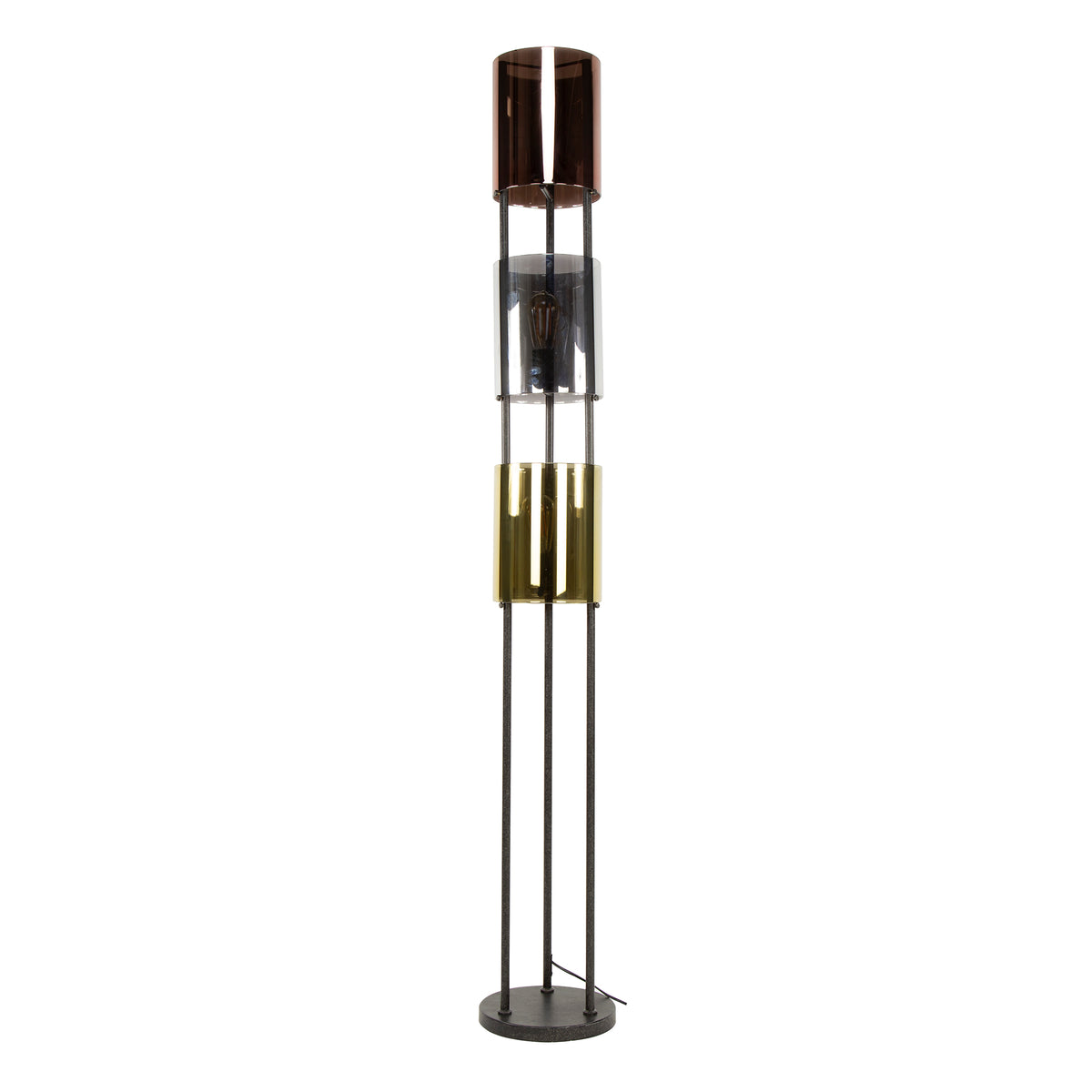 Pendellampe Lumos Trico med 3 lys / Artic sort