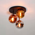 Plafón Lumina de 3 luces / Artic negro