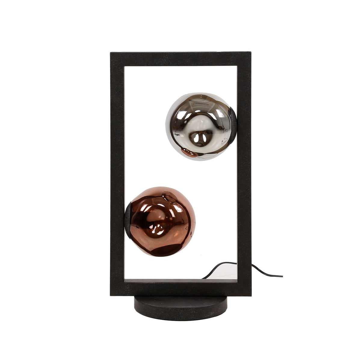 Lampada da tavolo Lumina con 2 luci / Nero Artic
