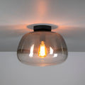 Mist ceiling light, 1 light / Smoke grey glass
