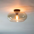 Ascend ceiling light, 1 light / Amber glass