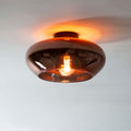 Ascend ceiling light, 1 light / Copper glass