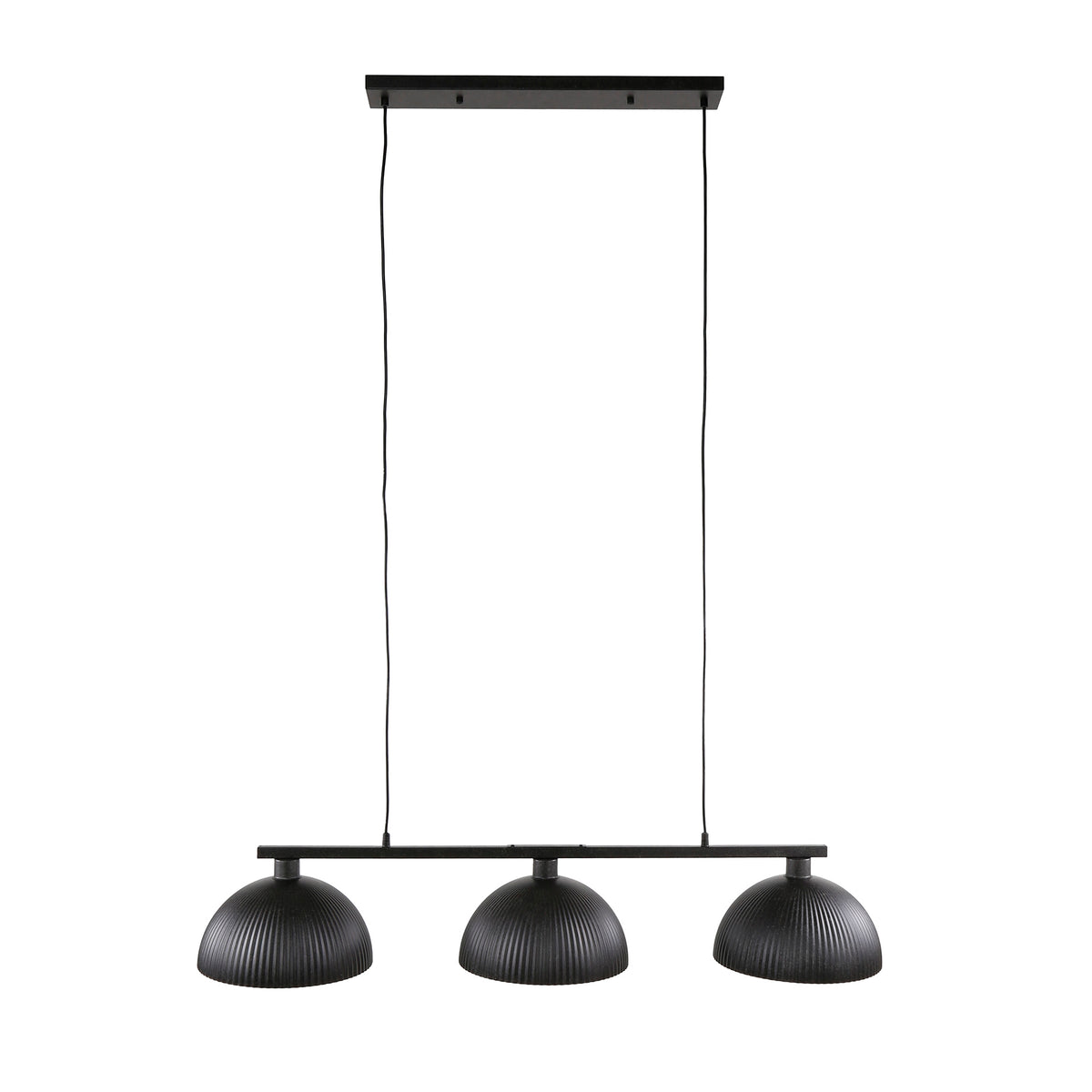 Lámpara colgante Tide de 3 luces / Artic negra