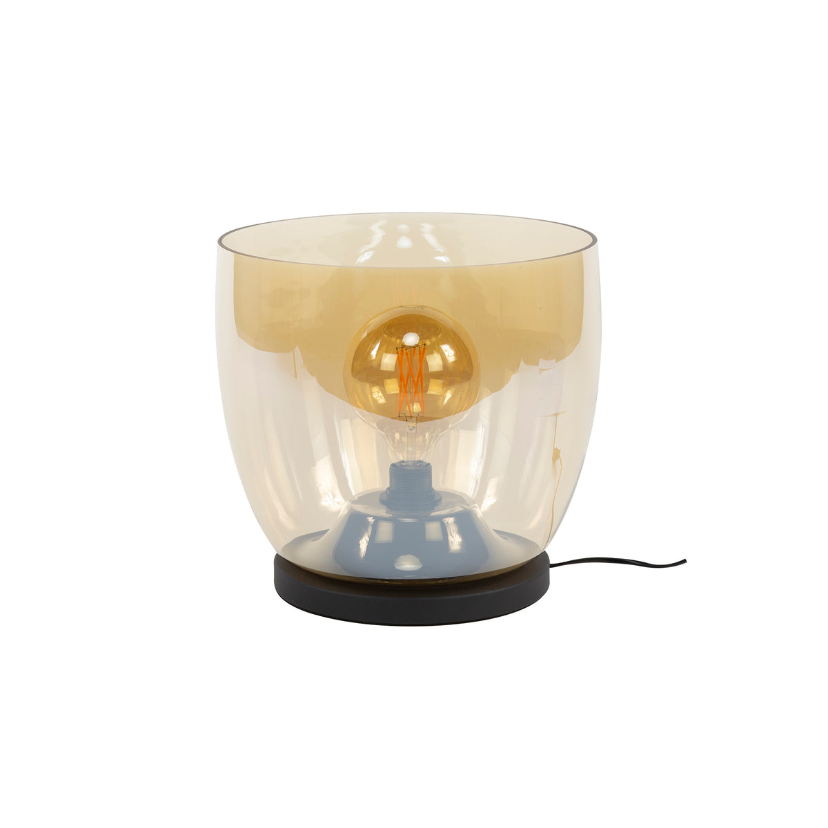 Lámpara de pie Blaze XL de 1 luz / Vidrio ámbar