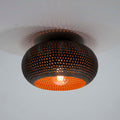 Plafond Pulse med 1 lys Ø35cm / Sortbrun