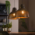 Lampada a sospensione Silhouette a 2 luci / Bronzo anticato