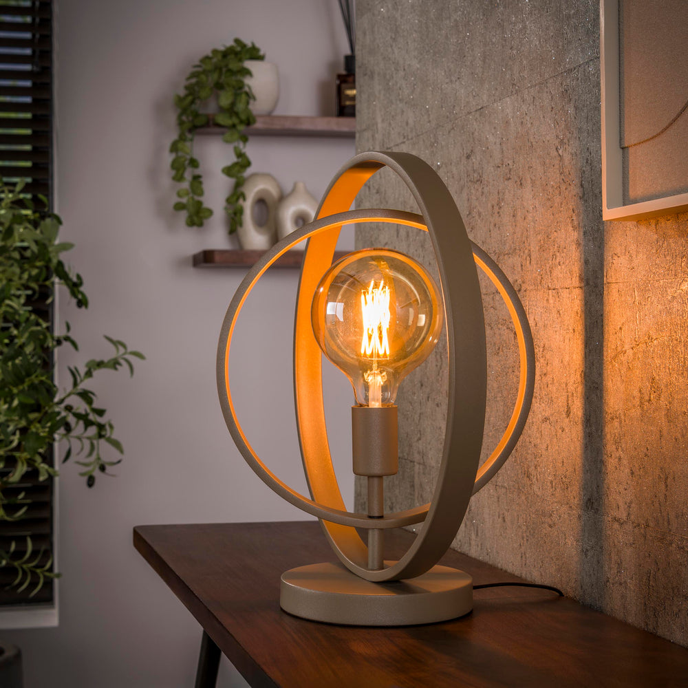 Lámpara de mesa Twist de 1 luz / Beige