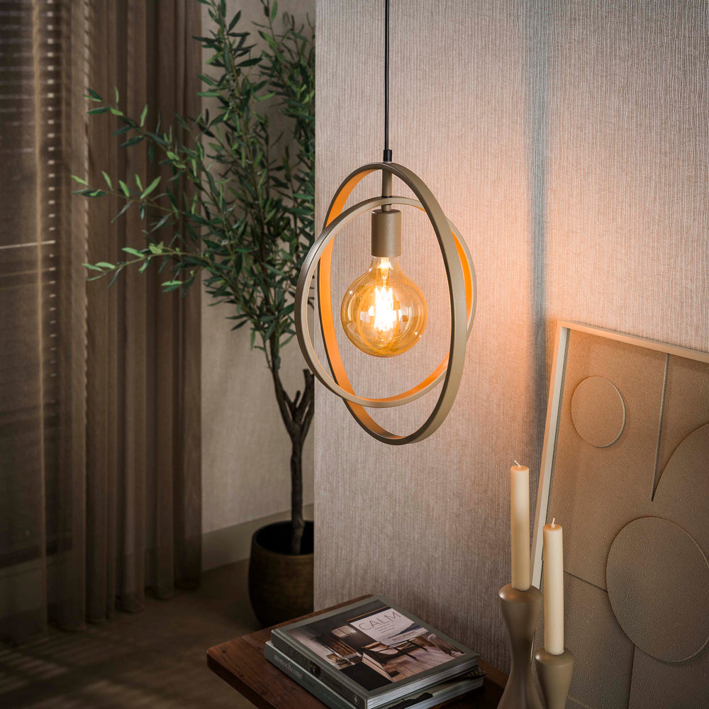 Lampada a sospensione Twist a 1 luce / beige