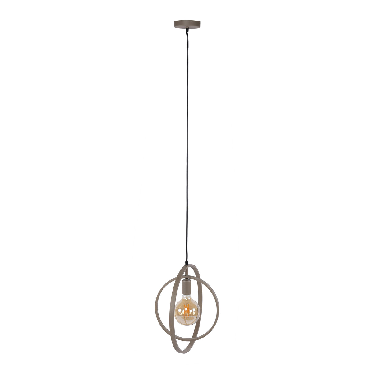 Lampada a sospensione Twist a 1 luce / beige