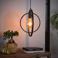 Pendelleuchte Twist 1-flammig / Anthrazit