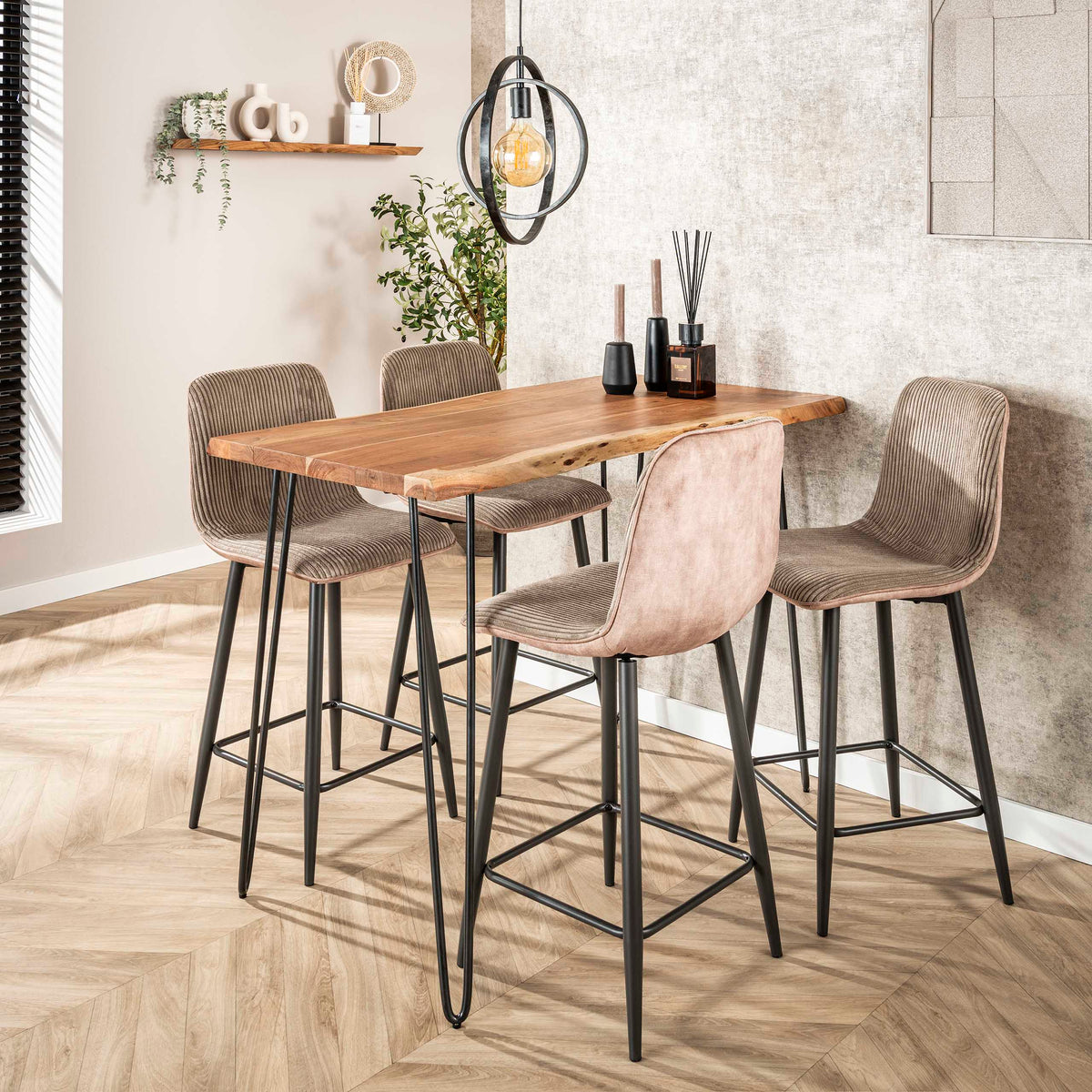 Pendelleuchte Twist 1-flammig / Anthrazit