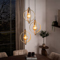 Pendelleuchte Twist, gestuft, 3-flammig / Beige