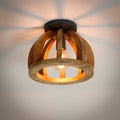 Pearl ceiling lamp 1-light / Solid mango wood