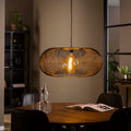 Pendellampa Delta med 1 ljuskälla Ø70cm / Svart nickel