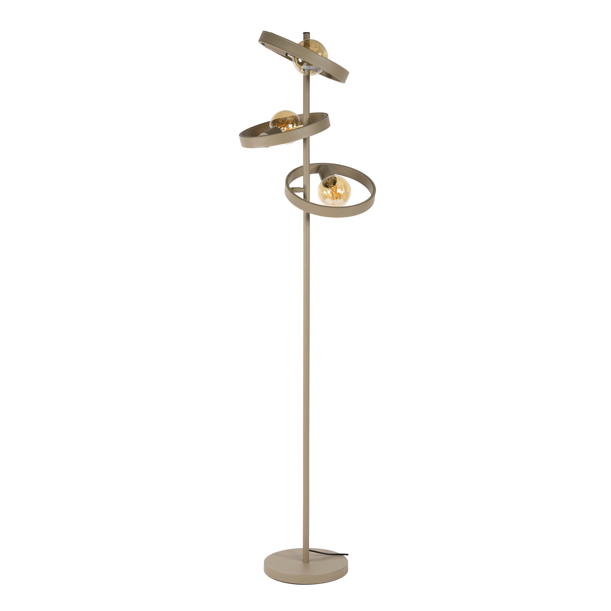 Stehleuchte Elica 3-flammig / Beige