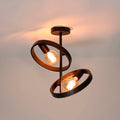 Elica 2-light ceiling lamp / Charcoal