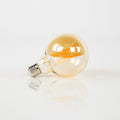 LED-Leuchtmittel [G95], Filament-Kugel Ø9,5cm / Bernsteinglas